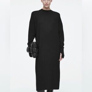 COS Alpaca Blend Sweater Dress